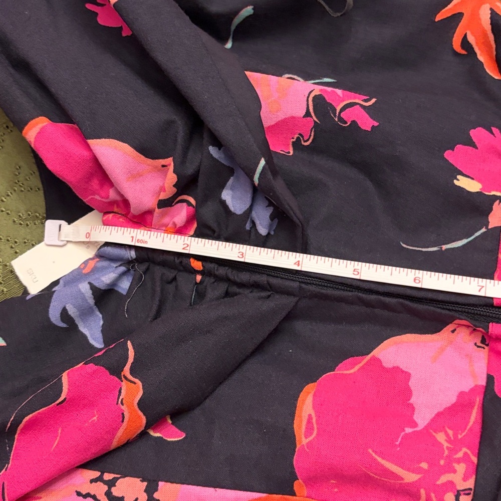 Vintage Laura Ashley Dress - Pink and Black Floral NWT - Picture 15 of 16